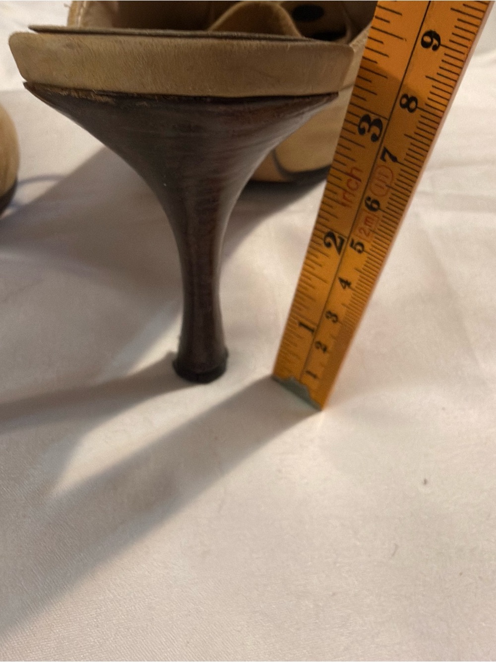 Vintage Manolo Blahnik Oklamod Timberland Pointed Toe Lace-Up Mules EU 38 US 7.5 - Picture 12 of 16